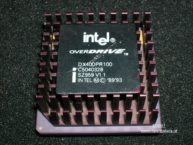 www.cpu-galaxy.at Vintage Chips Intel 486 Overdrive Section